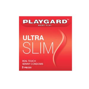 Playgard Ultra Slim Real Touch Skinny Condom - 3Pcs Pack(India)